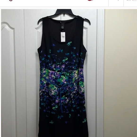 Lane Bryant Women's 18 Dress Plus Size Watercolor Sleeveless Sheath. NWT!! - Picture 1 of 4